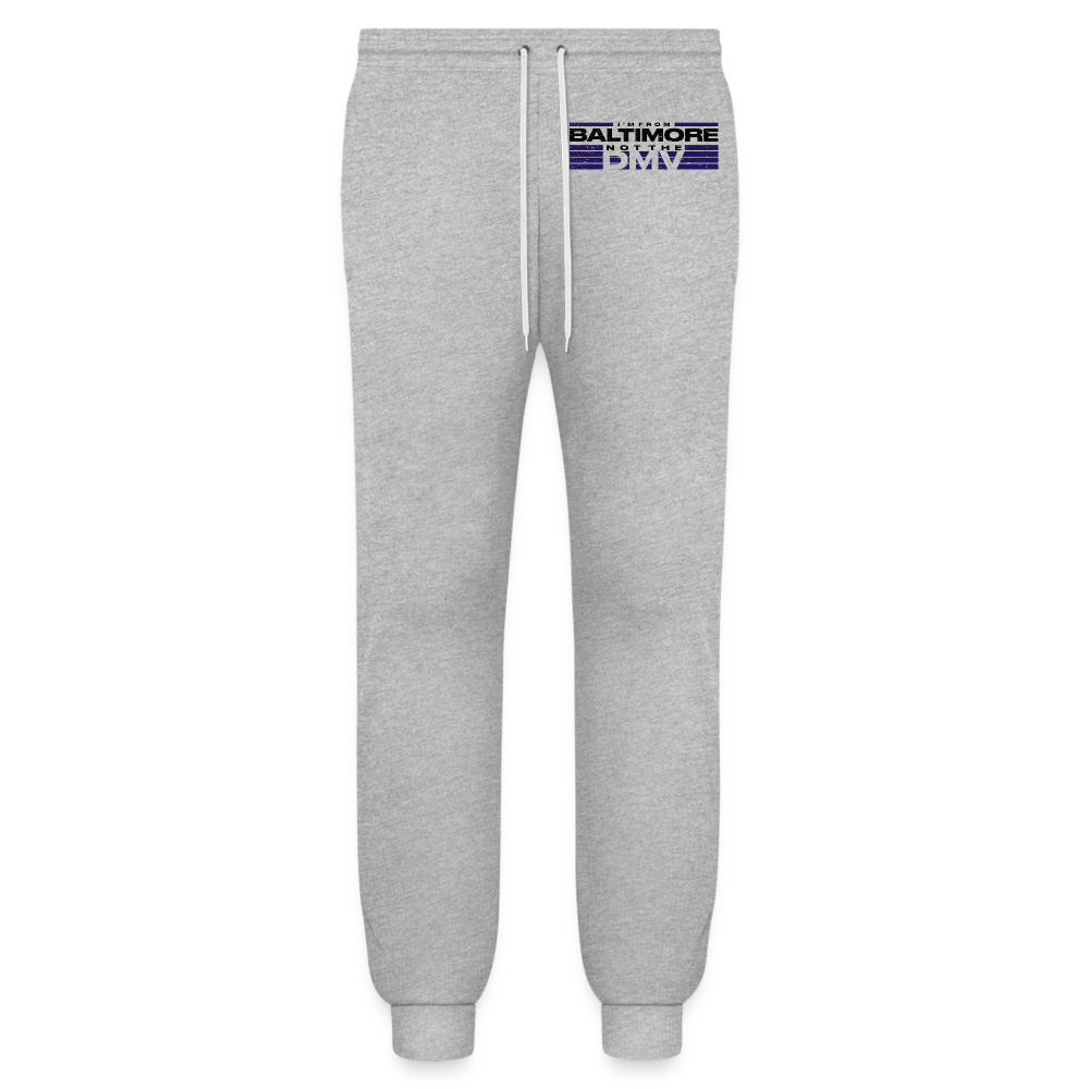 Unisex Joggers- Purple - heather gray