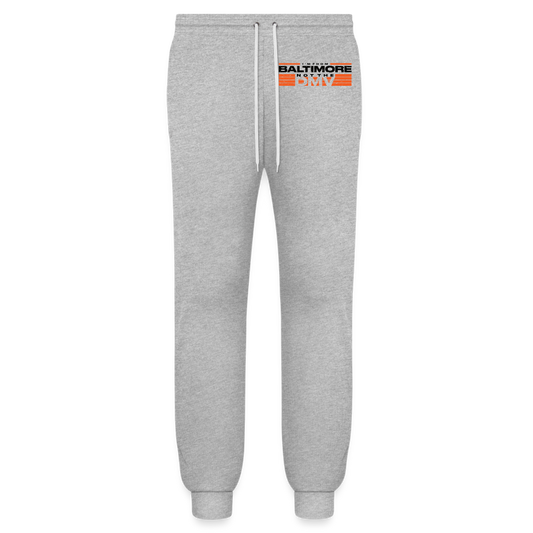 Unisex Joggers- Orang - heather gray